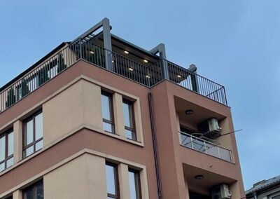 класическа пергола последен етаж кооперация